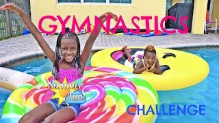 SWIMMING POOL GYMNASTICS CHALLENGE