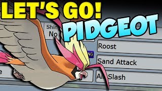 Pokemon Let's Go Pidgeot Moveset