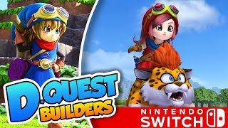 Montura y bloques retro en Dragon Quest Builders para Nintendo Switch!!