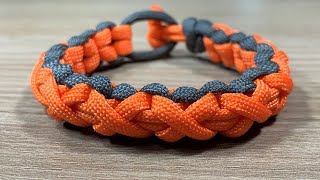 파라코드 매듭 팔찌 만들기 'X 폴' How to make a X falls Paracord Bracelet.
