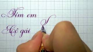 Luyện viết chữ đẹp - Cô gái viết chữ đẹp như in