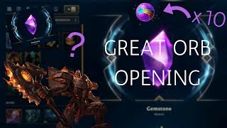 GREAT ORB OPENING | DREADNOVA DARIUS? |  LEAGUE OF LEGENDS |