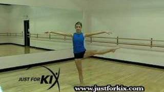 Open Side Leap Tutorial and Demonstration from Just For Kix