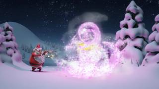 Футаж / Footage 2017 Santa Christmas Magic