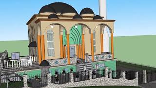 3D Model of Mosque - Google Sketchup