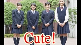 Cute! Kawaii!  Japanese school girls uniform 1