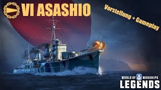 ASASHIO - Vorstellung und erstes Gameplay - World of Warships Legends