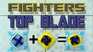 How to make easy ORIGAMI TOP BLADE(FIGHTER) 페이퍼 블레이드