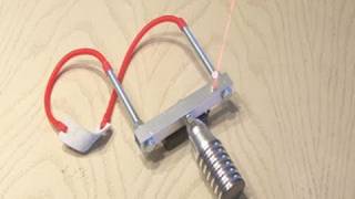 Amazing Lasers! - Laser Guided Slingshot!