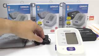 Тонометр Omron M2 Basic (комплектации)