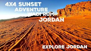 4x4 Sunset Adventure in Wadi Rum Jordan