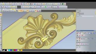 УП в ArtCAM 2011  для фрезировки по  3d модели в с учетом контура модели.