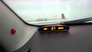 Установка парктроник Parkmaster 4FJ40 на Renault Logan