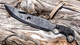 How to Make A Destiny Inspired Hunter's Knife With A Old Van Leaf Spring