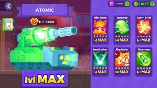 Xe Tăng ATOMIC : Phim Hoạt Hình Xe Tăng | Mở Khóa Nâng Cấp Xe Tăng ATOMIC Tank Stars [GameVN]