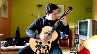 Gavotte I / II from the 6th Cellosuite in D - Major (J.S. Bach) - Classical Guitar