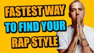 Fastest Way To Find YOUR Rap Flow And Style... PERIOD