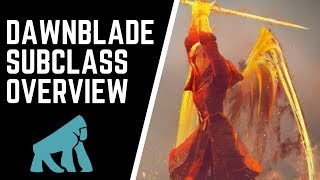 DESTINY 2 / New Dawnblade Warlock Skill Tree, Abilities & Super Gameplay