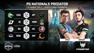 PG NATIONALS PREDATOR - DODICESIMA GIORNATA - CGG vs OP
