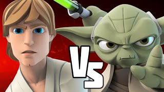 LUKE SKYWALKER VS YODA - Disney Infinity BATTLES!