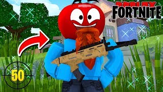 FORTNITE VS ROBLOX 50 KILL CHALLENGE!! Sharky Roblox