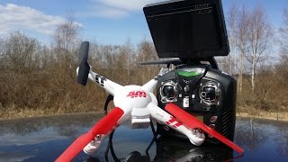 Распаковка и запуск квадрокоптера WLtoys V686G с FPV