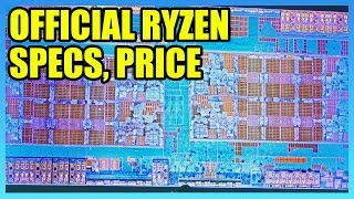 Final Ryzen R7 1700, 1700X, 1800X Price & Specs