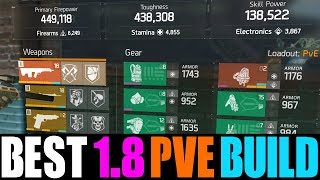THE DIVISION - THE ULTIMATE 1.8 PVE BUILD! BEST DPS, TOUGHNESS & SKILL POWER BUILD