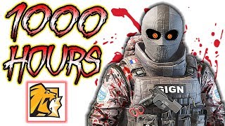 What 1000 HOURS of LION Experience Looks Like - Rainbow Six Siege