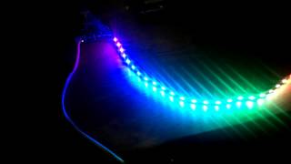 PixelPi AC First Test - Raspberry Pi APA102 / WS2801 LED Controller