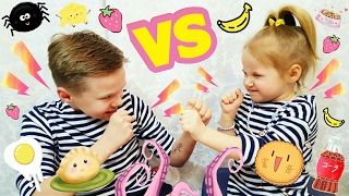Обычная еда против мармелада Челлендж Смотреть до конца! Challenge Food VS Marmalade | Златуня