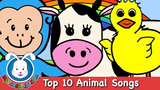 Nursery Rhymes - Top 10 Most Popular Animal Songs