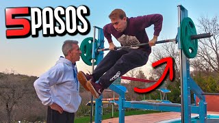 Como hacer un MUSCLE UP en 5 PASOS por PRIMERA VEZ!!!