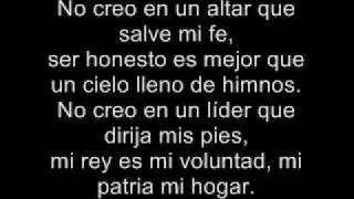 Mägo de oz - Creo (la voz dormida parte II) con letra