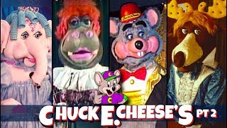 Extinct Chuck E Cheese Animatronic Characters Pt 2