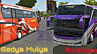 BUSSID | Livery Sedya Mulya dan Ramayana | Jetbus 3+ SHD RSM Pintu Belakang