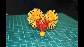 Квиллинг мастер класс птички / Quilling tutorial birds