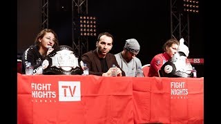 Пресс-конференция FIGHT NIGHTS GLOBAL 83. Итоги турнира