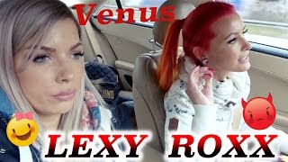mit LEXY ROXX  auf der VENUS-2016 Hinter den Kulissen