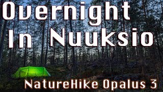 Overnight Hike in Finnish National Park- NatureHike Opalus 3