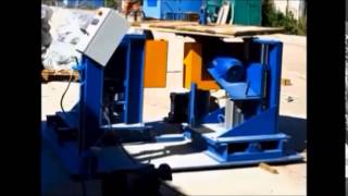Станок для обрезки щёк барабанов СОБ / Machine for trimming cheek of cable drums.
