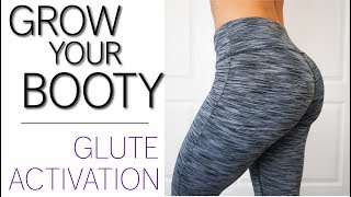 How to grow your booty faster w/ GLUTE ACTIVATION | + INSTAGRAM GIVEAWAY!