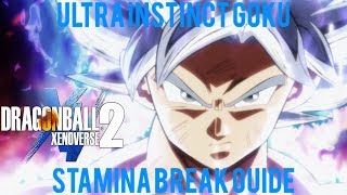 Dragon Ball Xenoverse 2: Ultra Instinct Goku Stamina Break Guide
