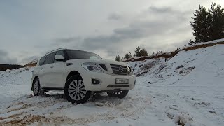 Nissan Patrol Y62 в карьере. Прокладываем трассу на Toyota Carib для соревнований. OffRoad