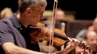 Brahms - Concerto pour violon - Gil Shaham (répétition)