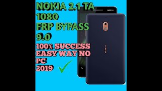 Bypass FRP Google Account Nokia 2.1 TA-1080 Without PC