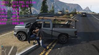 Grand Theft Auto V testing with Gigabyte GTX 1060 G1 and Core i5 6600