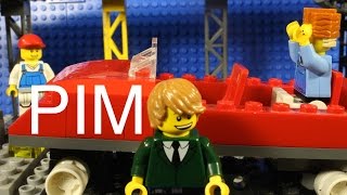 Lego Pim riding Roller Coaster !