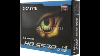 Radeon HD 5570 разборка чистка, замена пасты