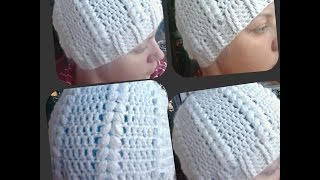 осенняя женская шапка, вязание крючком - Autumn women's hat, Crochet